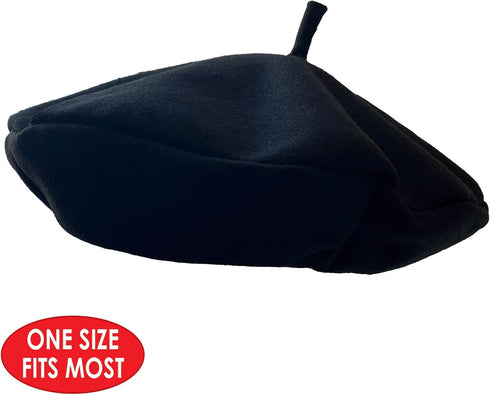 Beistle S60219AZ2 Directors Beret, Black...