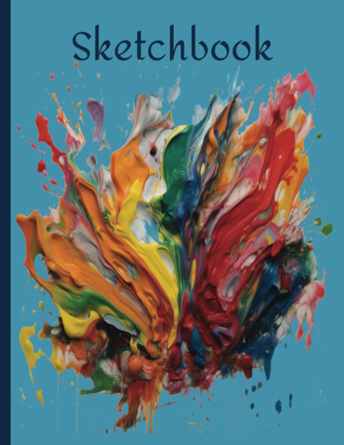 Sketchbook: Notebook suitable for drawing, writing, painting, sketching or doodling, with 110 pages and dimensions of 8.5" x 11" (Creative Abstrac...