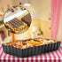 Mini Tart Pan Set of 6 Rectangular Non-Stick 4 Inch Quiche Pan Loose Removable Bottom Tart Pan for Pies, Quiche Bakeware, Cheese Cakes, Desserts...