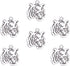 PH PandaHall 30pcs Tiger Head Pendants Animal Tiger Charms Pendant Antique Silver Alloy Tigers Charm Beads Dangle Charms for Necklace Bracelet Jew...