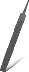 6 Inch Flat Medium Cut File, High-Carbon Steel Double Cut Teeth Single Hand File Without Handle Suitable for Wood, Metal, Sharpening...