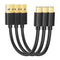 CableCreation [3-Pack Short USB to USB C Cable 6 inch, USB A to USB C Cable Fast Charging Cable, 3A Type C Cable 480Mbps Data USB-C for Power Bank...