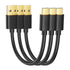CableCreation [3-Pack Short USB to USB C Cable 6 inch, USB A to USB C Cable Fast Charging Cable, 3A Type C Cable 480Mbps Data USB-C for Power Bank...