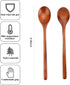 Wooden Spoons for Eating?9.06 inch Japanese Korean Log Unspliced Dinner Spoon Set of 5...