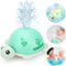 OENUX Baby Bath Toys,Spray Water Bath Toys for Toddlers,Light Up Bathtub Toys with LED Light,Auto Induction Sprinkler Swimming,Pool,Bathroom,Showe...