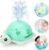 OENUX Baby Bath Toys,Spray Water Bath Toys for Toddlers,Light Up Bathtub Toys with LED Light,Auto Induction Sprinkler Swimming,Pool,Bathroom,Showe...