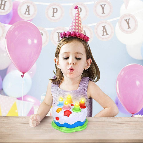 First Birthday Cake Toy - Todderl Birthday Cake Toy with Candles and Songs for 18 Months+ Boys Girls Musical Birthday Gift...