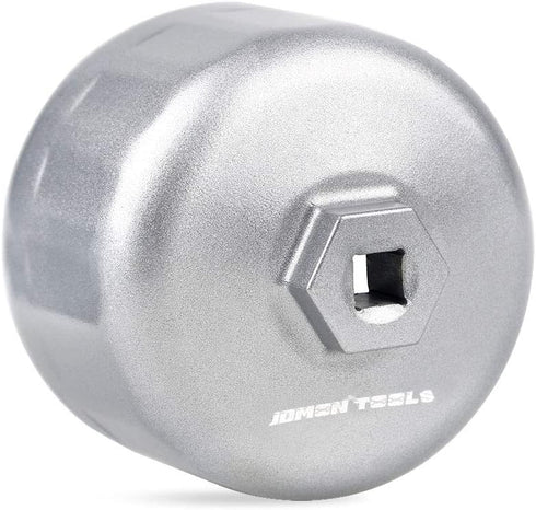 JDMON 86mm 16 Flute Oil Filter Wrench Compatible with Volvo and BMW-Cartridge Style Housing Caps...