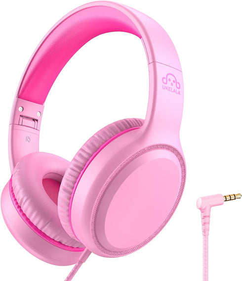 U2 Wired Headphones for Kids Girls for School | Lightweight Portable On Ear Youth Headphones for Airplane Travel | Compatible with Pad Computer La...