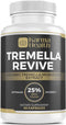 Tremella Mushroom Extract Supplement - Organic Skin Supplement - Compressed Snow Mushroom Powder Capsules - 25% Beta Glucan Content, Vegan & GMO F...