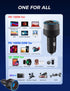 130W USB C Car Fast Charger with 100W Cable,PD 100W PPS 45W QC5 30W Cigarette Lighter Type C Charger for iPad Pro MacBook Pro Air Laptop iPhone 15...
