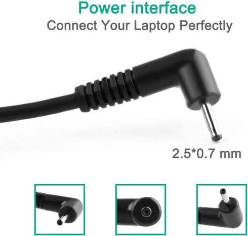 26W 12V 2.2A AC Adapter Charger Fit for Samsung Chromebook 3 XE500C13 XE501C13 XE500C12 PA-1250-98 PA-1250-96 W14-026N1A BA44-00322A PA3N40W AD-26...