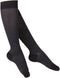20-30 mmHg Cotton Socks for Women, Black Herringbone, Large...