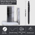 Gel Pens,6 Pcs 0.5mm Fine Point Black Ink Pens With Smooth Writing,Quick Dry Pens For Journaling,Nurse Aesthetic Pens,Office School Supplies for M...
