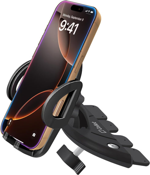 Cellet Universal CD Slot Phone Mount – 360° Rotating Car Phone Holder with Secure CD Slot Base & One-Touch Release...