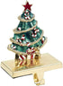 Kurt Adler Zinc Christmas Tree Stocking Holder Decor...