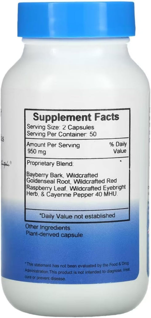 Christopher's Original Formulas Herbal Eye Formula - Eye Vitamins for Sight Care - Natural Eye Support Supplement with Whole Food Herbs for Optima...