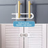 12 Packs Baby Proofing Sliding Cabinet Locks modacraft U-Shaped Child Safety Latches Adjustable White Locks for Handles Knobs Drawers Closet Cupbo...