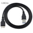 QCEs USB 3.0 Cable, USB 3.0 A Male to Micro B Cable 3.3FT Cord Compatible with WD My Passport and Elements Portable External Hard Drive, Toshiba, ...