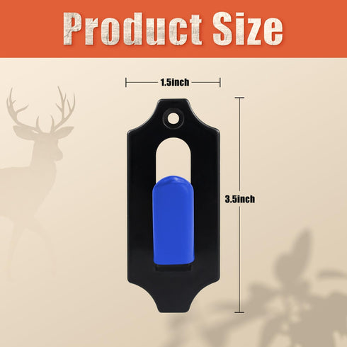 6 Pack European Mount Skull Hanger Deer Skull Mount for Deer Mule Antelope Coyote and Small Game Animals with Silicone Protector Blue...