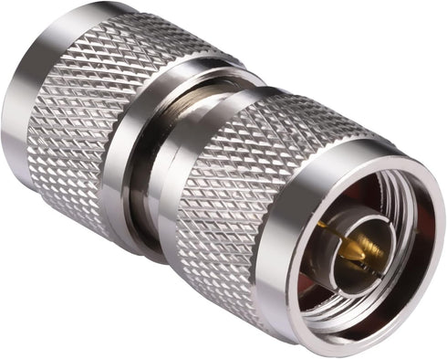 2PCS N Connector Adapter N Type Male to N Type Male Coax Cable Adapter 50 Ohm for CB Radio WiFi Antenna...
