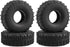RC 1.0 Crawler Tires Mud Tire Upgrades for 1/18 TRX4M 1/24 SCX24 Bronco Gladiator Deadbolt Truck,58 * 22mm...