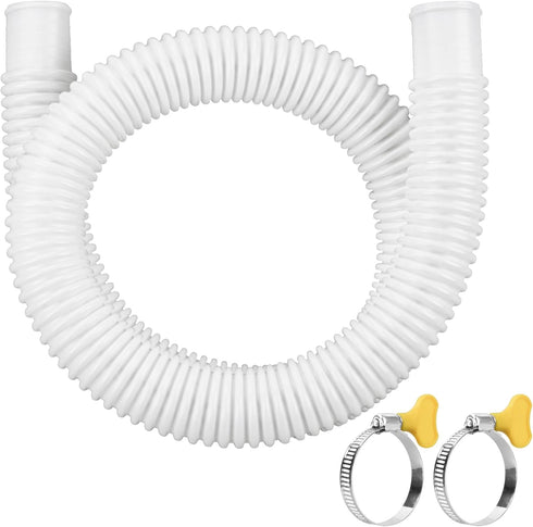 Pool Hose for Above Ground Pools, 1.25" Diameter Pool Pump Replacement Hose 41 Inches Length Swimming Pool Hose with 2 Pcs Hose Clamps...