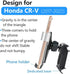 LUNQIN Car Phone Holder for Honda CR-V 2017 2018 2019 2020 2021 2022 LX EX EX-L Touring Special Edition & CRV Hybrid 2020-22 Auto Accessories Cell...