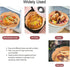 Air Fryer Disposable Paper Liner, Square Parchment Insert Non-Stick, Baking Food Grade Sheet for Aifryer Basket, Oven, Pan, Oil-proof, Water-proof...