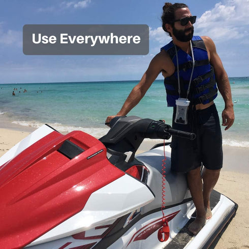 AquaVault 100% Waterproof Floating Smart Phone Case & Money Pouch - Fits All Phones - Made from Premium Heavy Duty PVC for Added Drop Protection -...