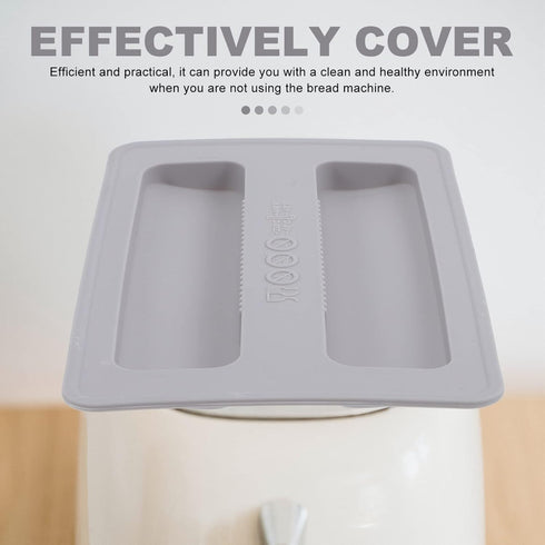 HEMOTON 2 Slice Toaster Lid Silicone Toaster Lid 2 Slice Toaster Appliance Top Cover Toaster Cover Bread Maker Cover Bread Machine Cover Sandwich ...