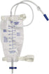 Easy-Tap Leg Bag Urinary Drainage Bag, 750ml, 30 Inch PVC Extension Tubing, Anti-Reflux Valve, Cloth Straps, Easy Flip Drain (Pack of 3)...