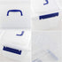 Wekioger Versatile Storage Organizer Plastic Bins with Lid, 12 Quart Latching Box, Set of 1...