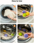 Dryer Balls Laundry Reusable Anti Static?Laundry Agitator Balls for Washing Machine?Tangle Free for Washer,Softens Fabrics, Prevents Tangles, Enha...