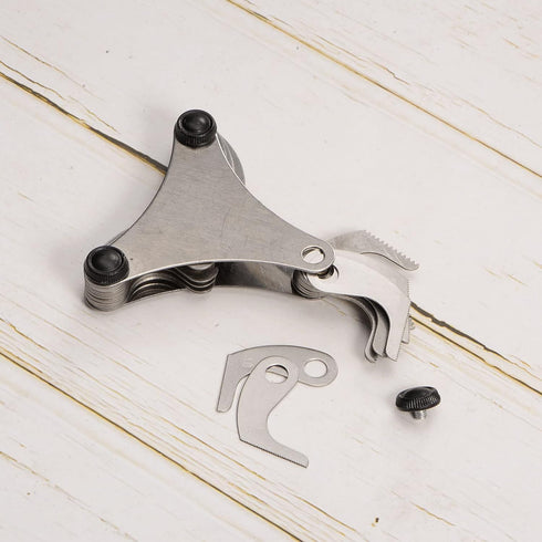 America SAE Type 4-84 Screw Thread Pitch Gauge Tool Pitch Cutting Gauge Caliper Gauges Measuring Tool for Industrial Measurement...