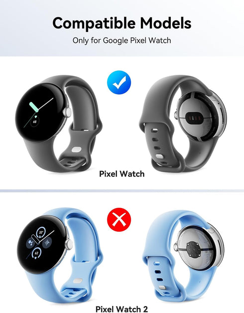 LVFAN Portable Charger for Google Pixel Watch, 1400mAh Power Bank Charging Cable Replacement Accessories, Travel Car Magnetic Wireless Charger Sta...