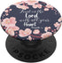 Christian Bible Verse Proverbs 3:5 Navy Blue Floral PopSockets Adhesive PopGrip...