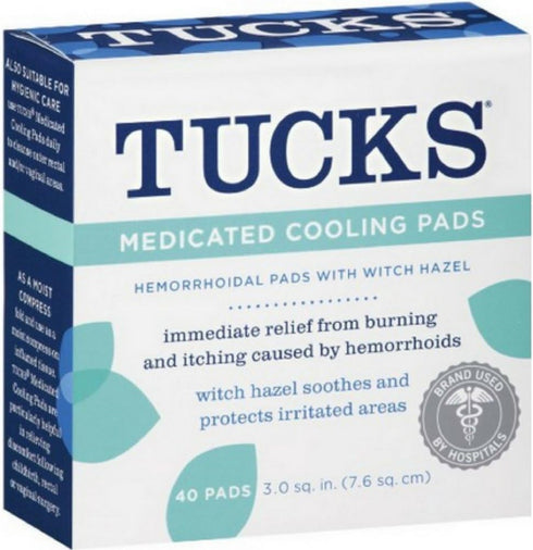 Tucks Medicated Cooling Hemorrhoidal Pads, 40 Count (Pack of 2)...