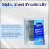 Epica Strongest Heavy-Duty Clear Vinyl Shower Curtain Liner –72 inches x 72 inches (Clear)...