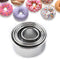 5 Pcs Stainless Steel Cookie Biscuit Cutters - Dumpling Donut Doughnut Pastry Cutters/Round Cake Cookie Scone Cutters Molds for Cooking Baking by ...