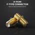 G-PLUG F81 Coaxial Cable Connectors - Exceptional Signal Quality and Durability for Uninterrupted Connectivity...