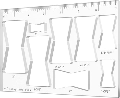 Router Clip Butterfly Inlay Template Woodworking Decoration Router Fixture Template, Butterfly Inlay Template Decoration Router and Woodworking De...