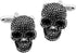 Personalized Skull Cufflinks Funny Cufflinks for Men Unique Cufflinks 3D Designs for Men's Shirts and Dresses Halloween Gifts...