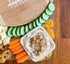 Disposable Palm Leaf 3.5" Square Mini Bowl (25 pcs) Dipping Bowls | Bamboo Like| All Natural and Biodegradable | Charcuterie Boards, BBQs, and Par...