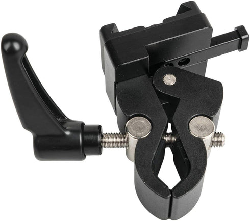V-Mount Battery Adapter with Clamp for Mounting to Lighting Stand and Support Rod...