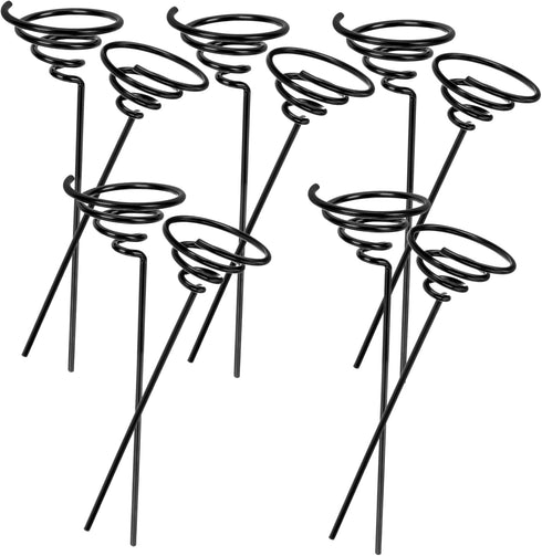 10pcs Air Plant Stand Black Stand Flower Plants Metal Brackets Air Plants Gold Plant Stand Metal Plant Stand Air Plant Display Tabletop Ornament D...