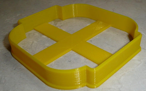 TOY BUILDING BLOCK HEAD OUTLINE COOKIE CUTTER MADE IN USA PR2525...