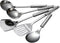 5 PCS Cooking Utensils Set Stainless Steel Kitchen Utensils Gadgets Resistant Cooking Tools Includes Slotted Spoon, Slotted Spatula, Large Spoon, ...