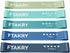 Resistance Bands for Working Out, Exercise Bands with 5 Resistance Levels, Natural Latex Resistance Bands Designed for Home Fitness, Strength Trai...