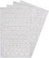 Magfok Iron-on Letters 3/4-Inch Transfer for Clothing, 4 Sheet (White)...